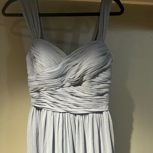 Azazie dusty blue zapheira